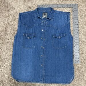Pacifica Blue Denim Top